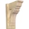 Ekena Millwork Merced Traditional Rough Sawn Outlooker, Douglas Fir, 6"W x 12"D x 16"H OUT06X12X16MRC01RDF - alternate 1